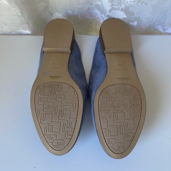 UNISA Sky Blue Suede Tassel Slip On Loafers 10 - Picture 7 of 7